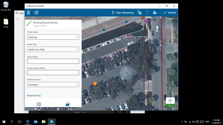 ArcGIS Collector for Windows 10